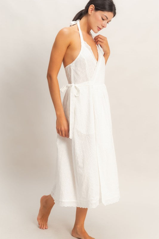 VANESSA EYELET DRESS