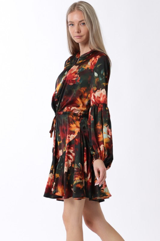 LAINEY FLORAL SHORT DRESS