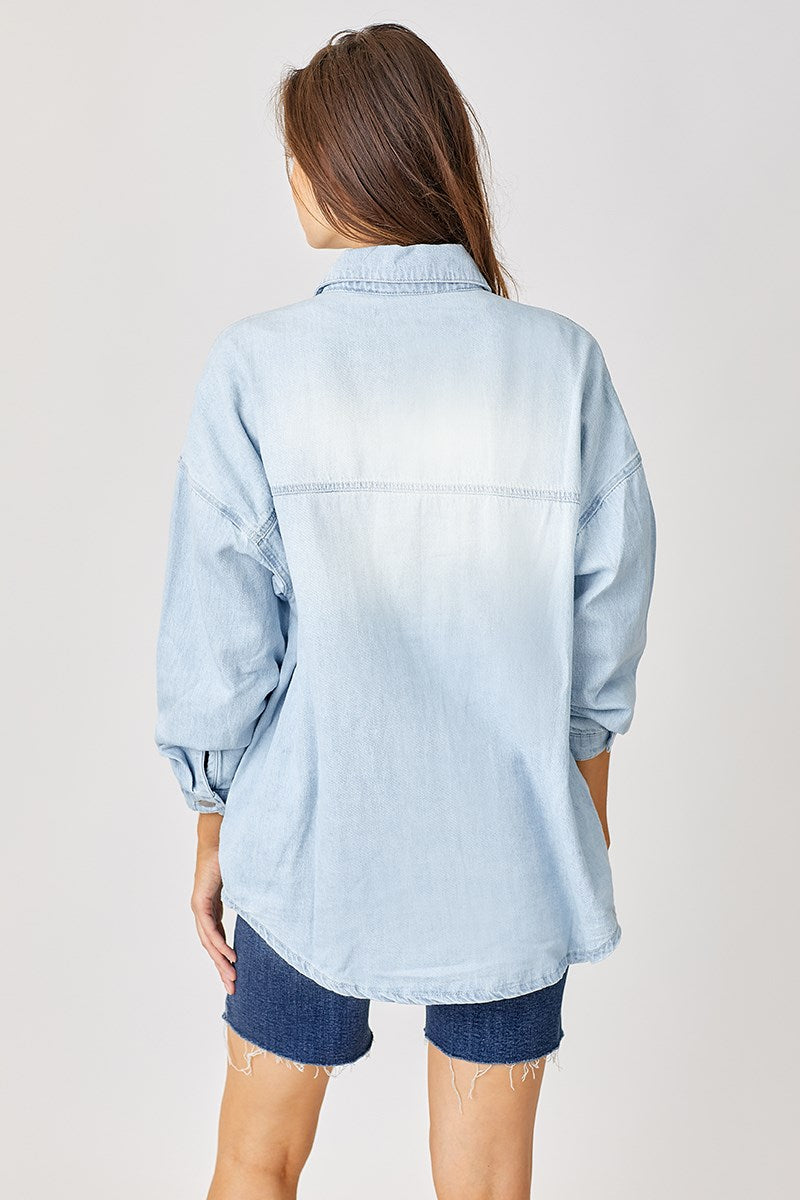 DENIM SHACKET