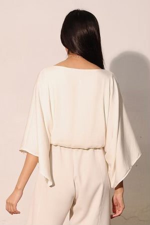 SERENA BUBBLE HEM CAFTAN