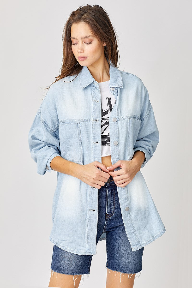 DENIM SHACKET