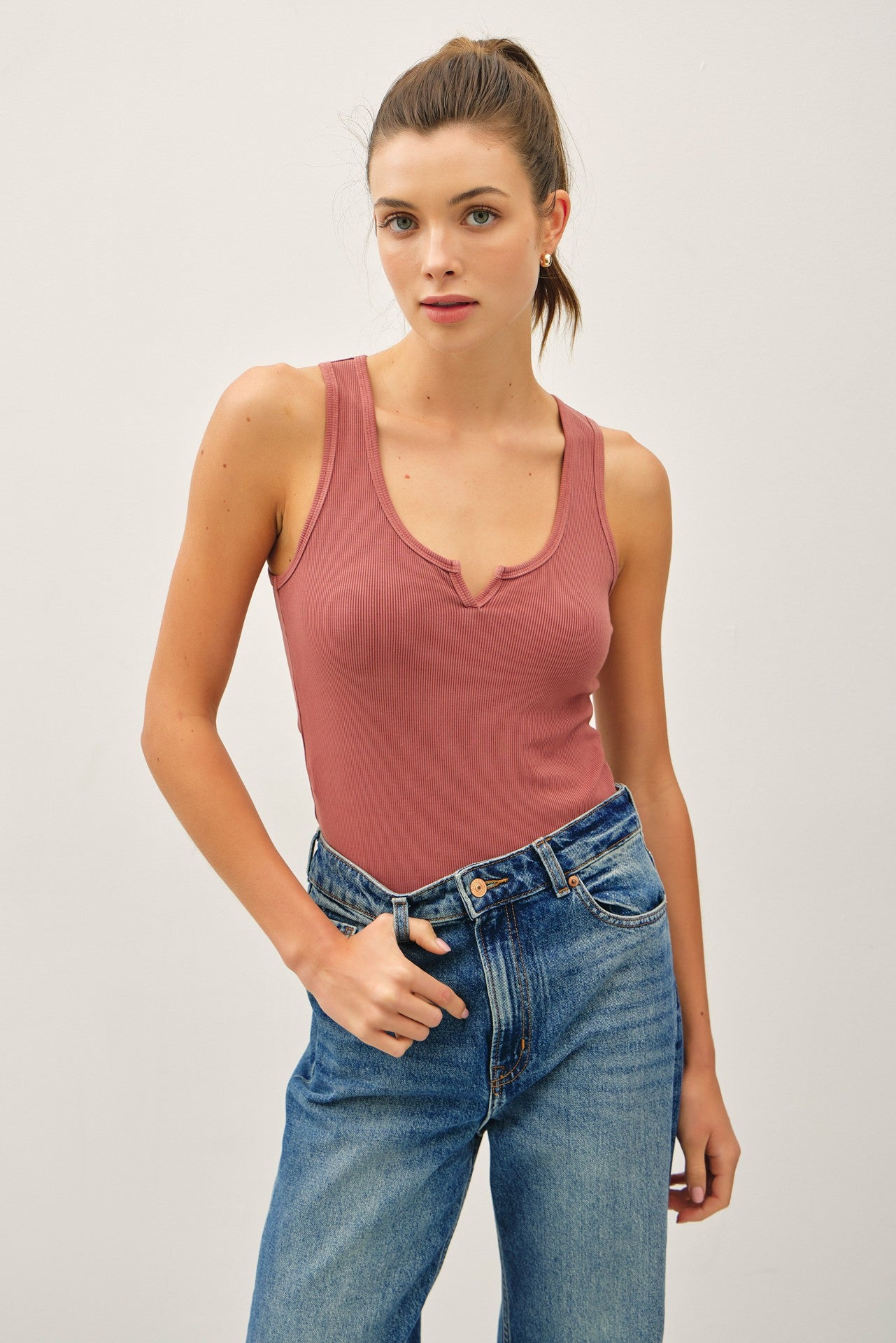 JOSIE NOTCHED TANK