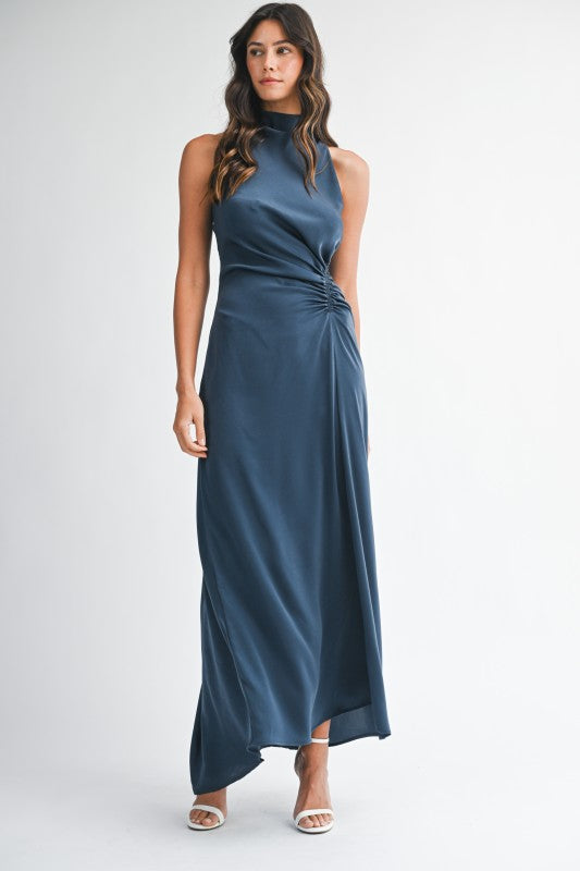 JILLIAN MOCK NECK DRESS