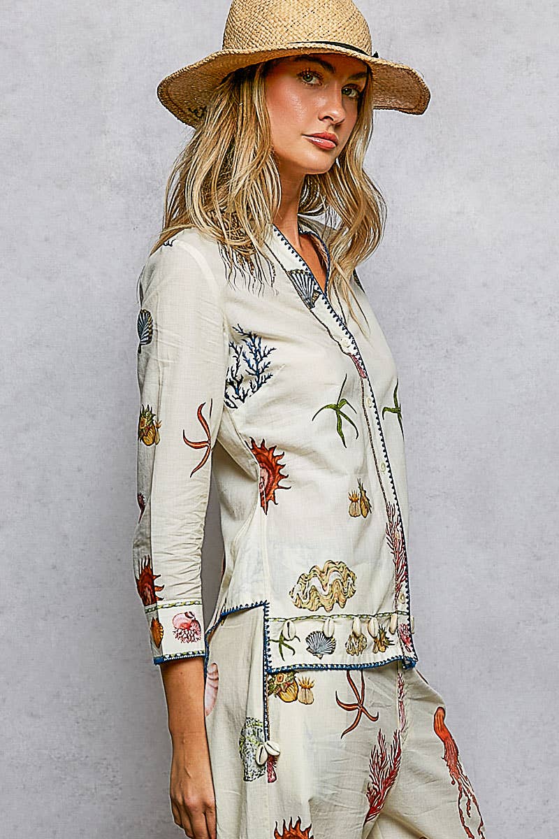 NAOMI SEASIDE BLOUSE