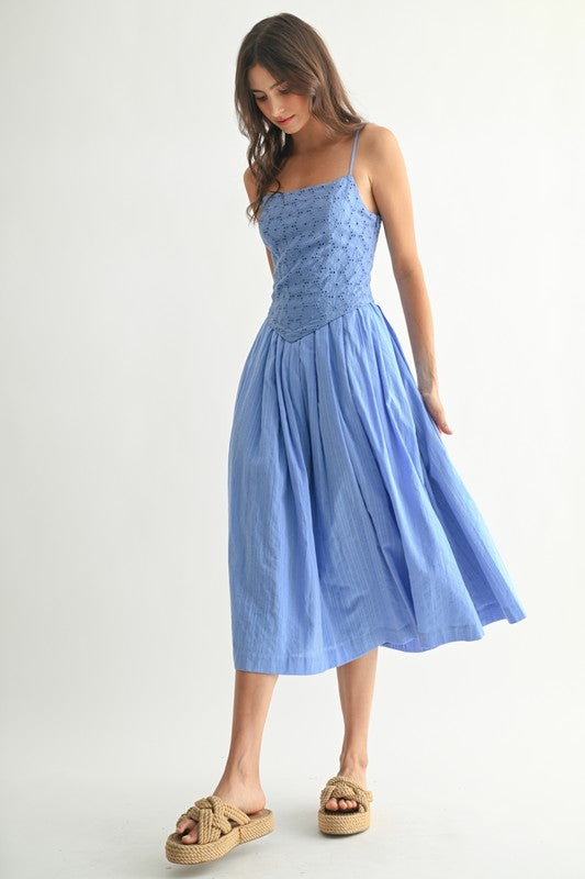 MADELINE EYELET DRESS