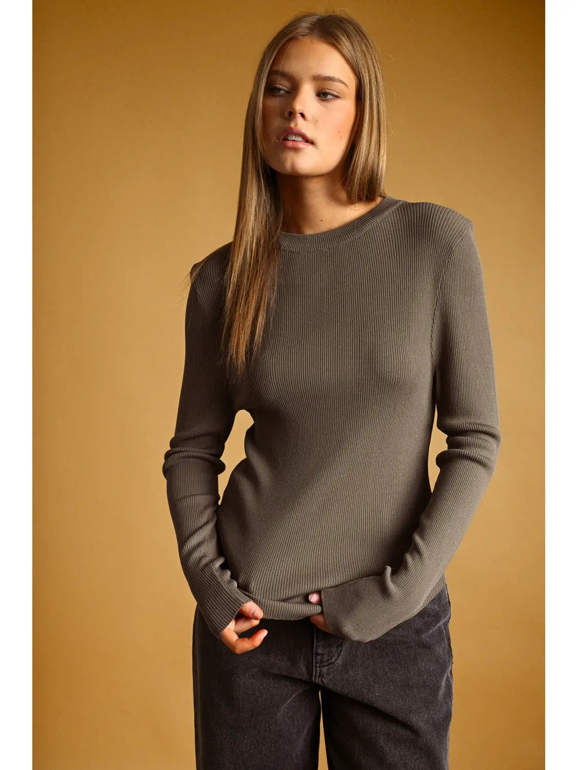 EVERLY RIBBED TOP miou