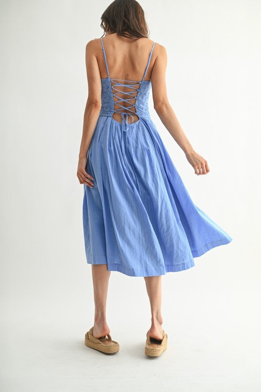 MADELINE EYELET DRESS