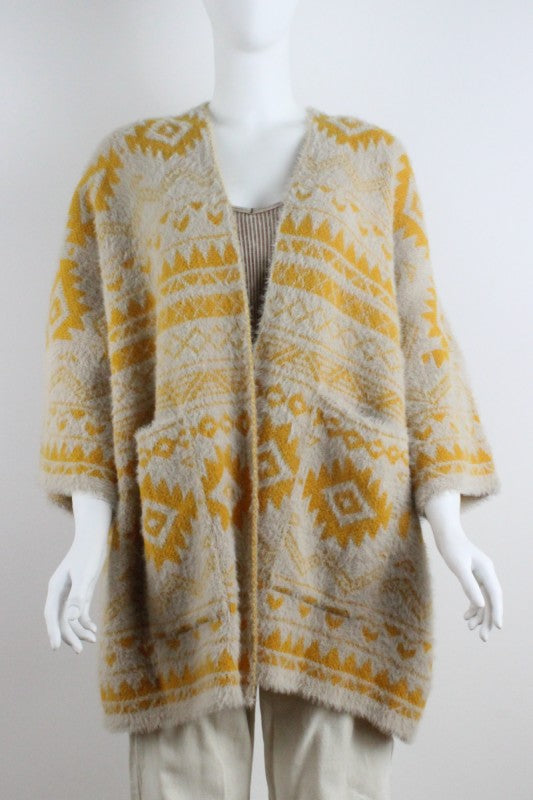 LENNY SOUTHWESTERN PRINTED CARDIGAN