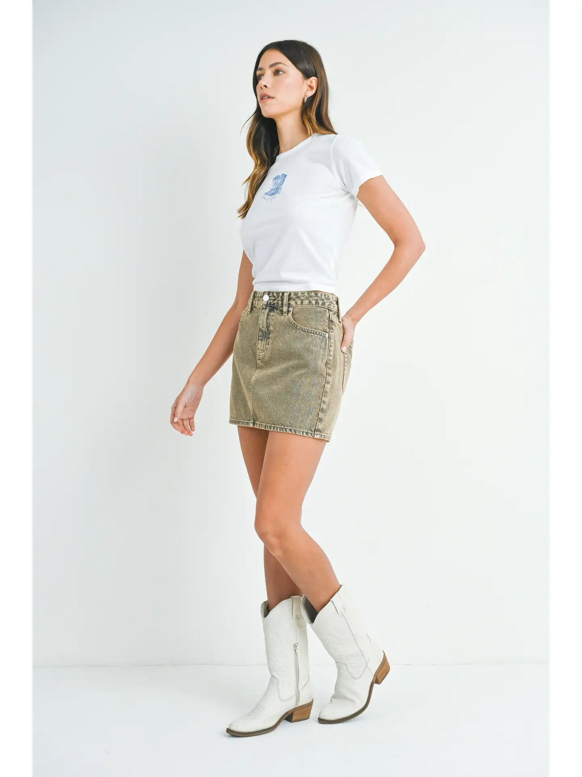BAILEY DENIM SKIRT