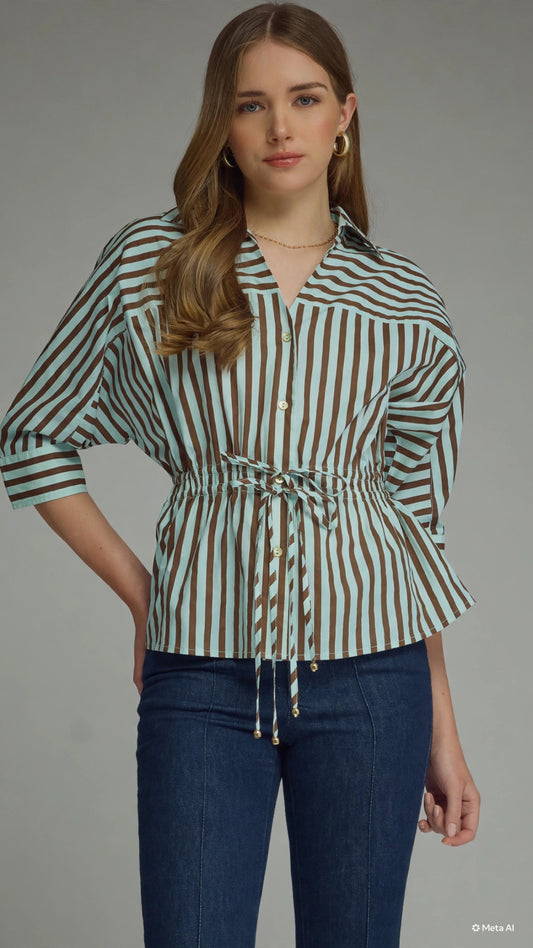 HARRIET STRIPE TOP