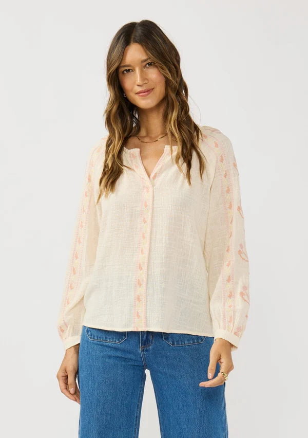 MARGO EMBROIDERED TOP