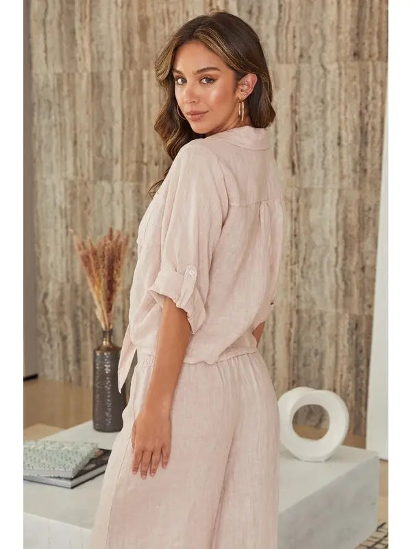 BEATRICE TIE FRONT TOP