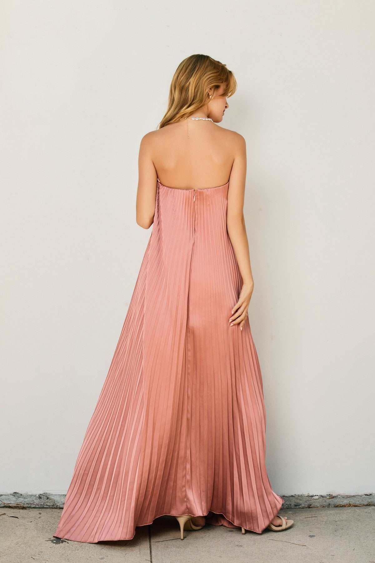 RHEA PLEATED DRESS