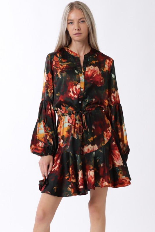 LAINEY FLORAL SHORT DRESS