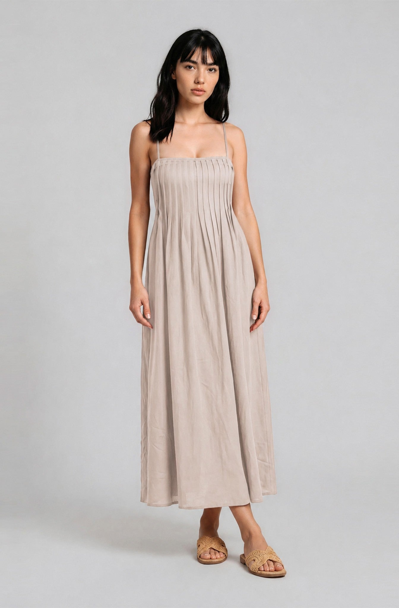BROOKE PINTUCK DRESS