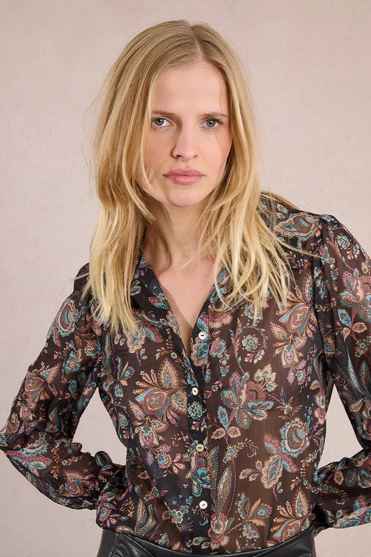 RYAN PAISLEY PRINTED BLOUSE
