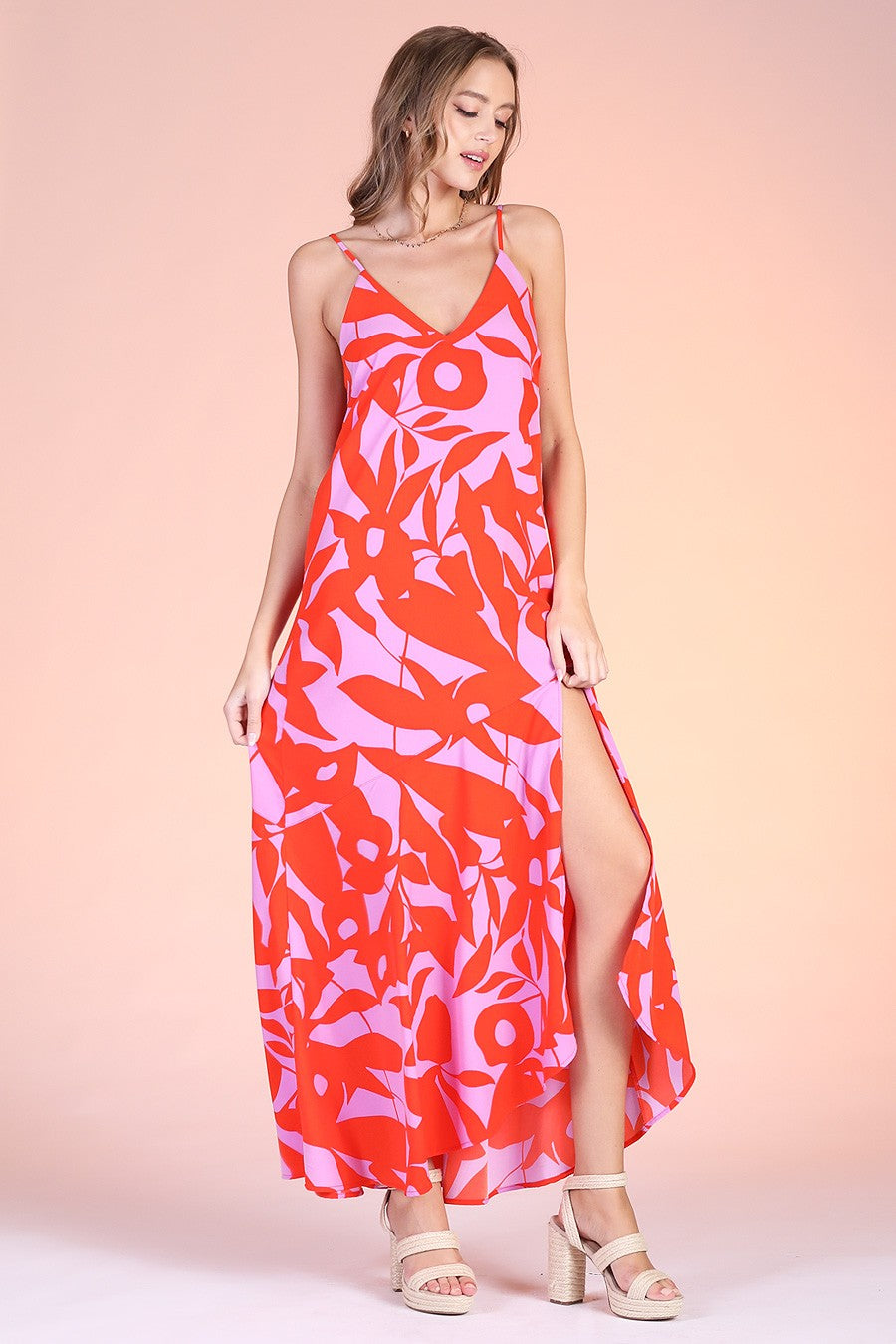 NORA TROPICAL PRINTED DRESS