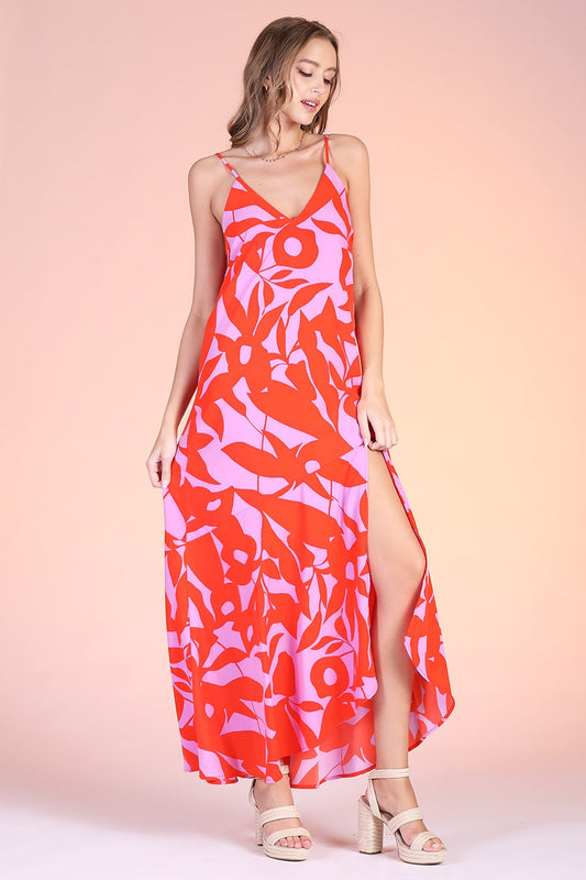 NORA TROPICAL PRINTED DRESS