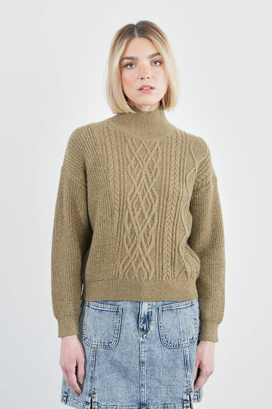 LUCY MOCK NECK SWEATER