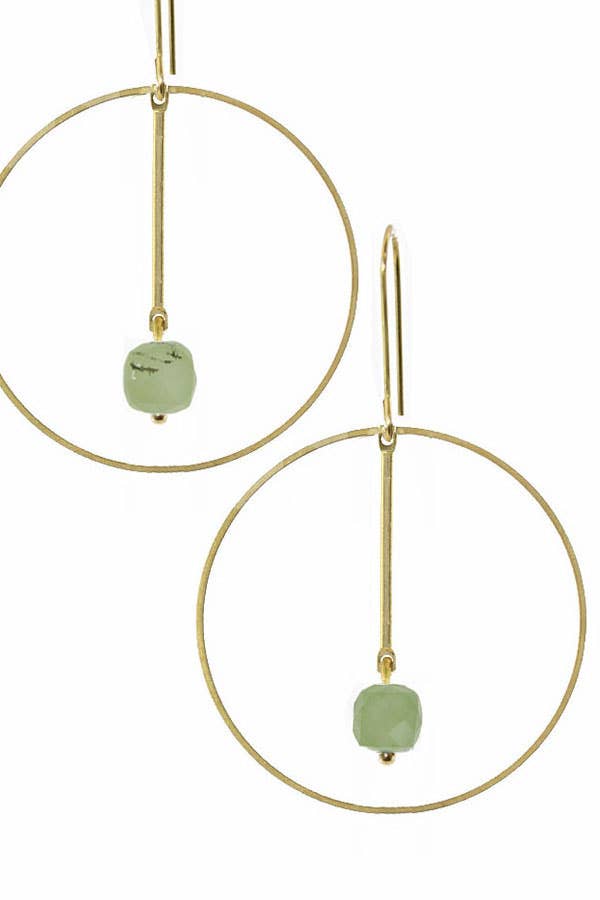 Hoop Crossing Prehnite