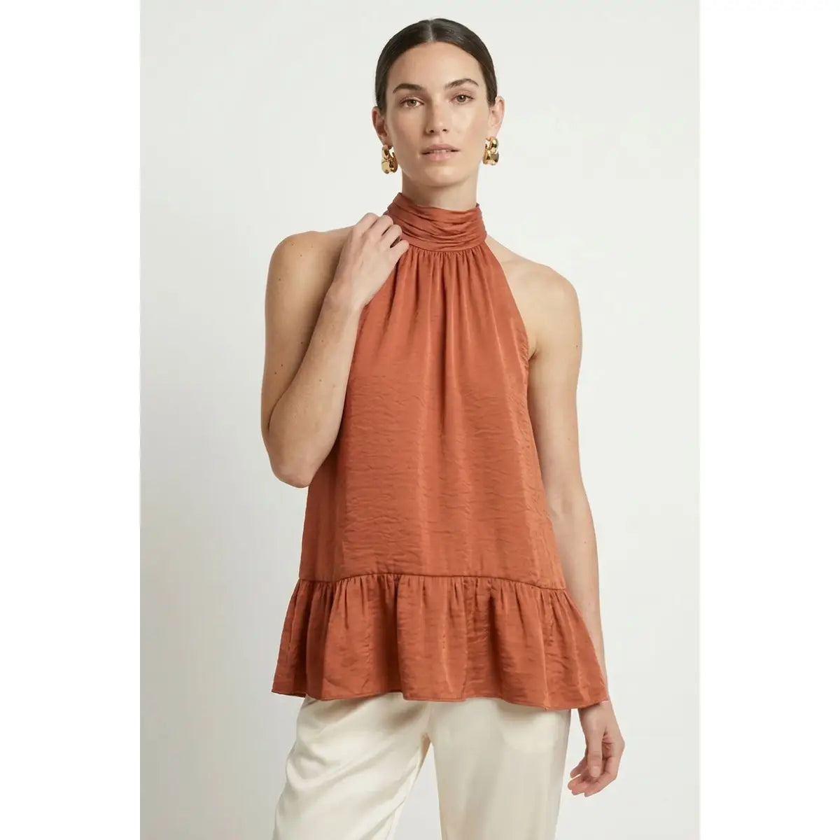 DEMI TUNIC HALTER TOP