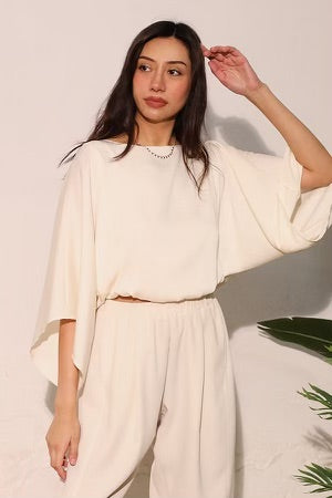 SERENA BUBBLE HEM CAFTAN