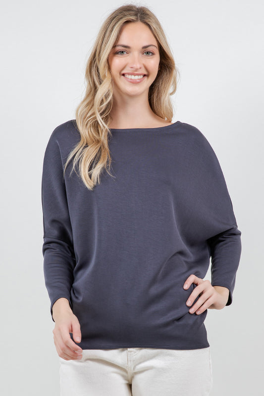 LISA BOATNECK TOP