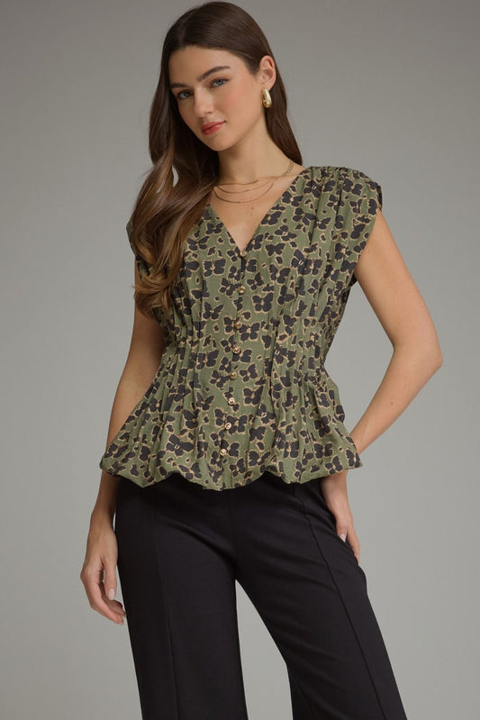 TARA PEPLUM TOP