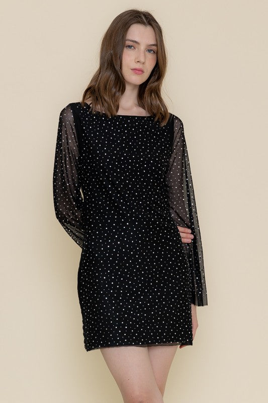 BRENDA BELL SLEEVE DRESS