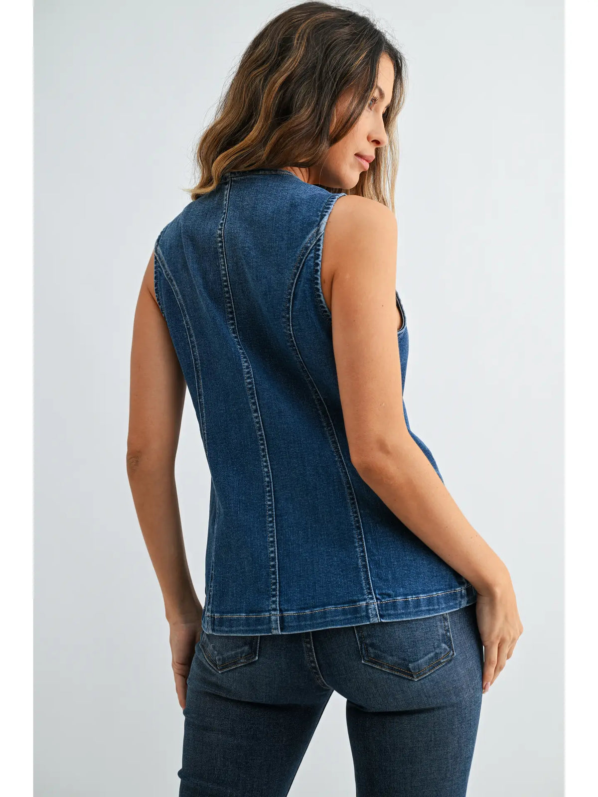 MACIE DENIM VEST