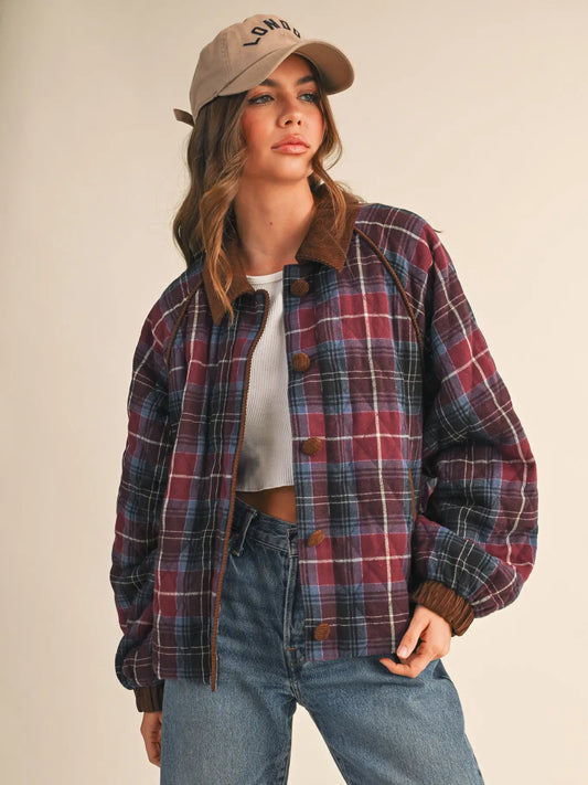 LORI PLAID JACKET