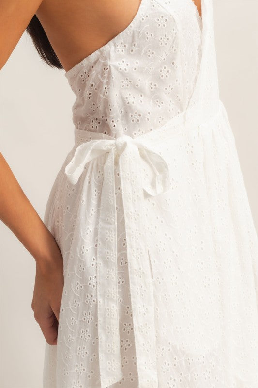 VANESSA EYELET DRESS