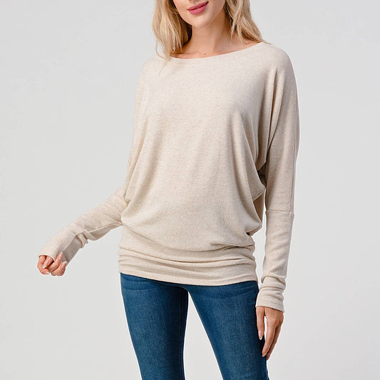 CATHY ROUND NECK TOP