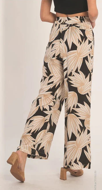 ESTELLE TROPICAL PRINT PANT