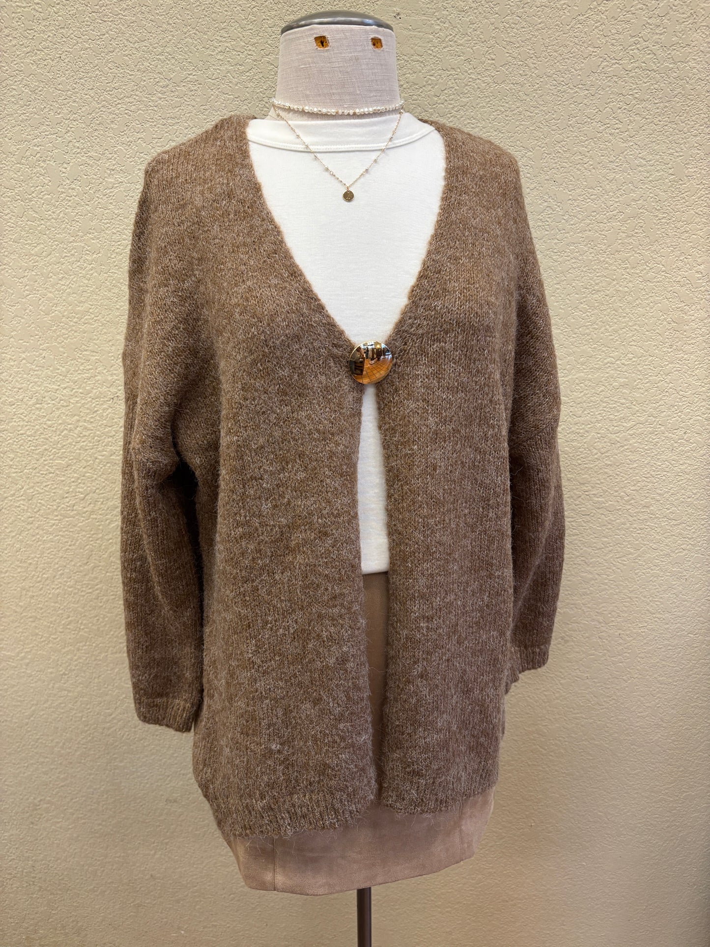 BUTTON FRONT CARDIGAN