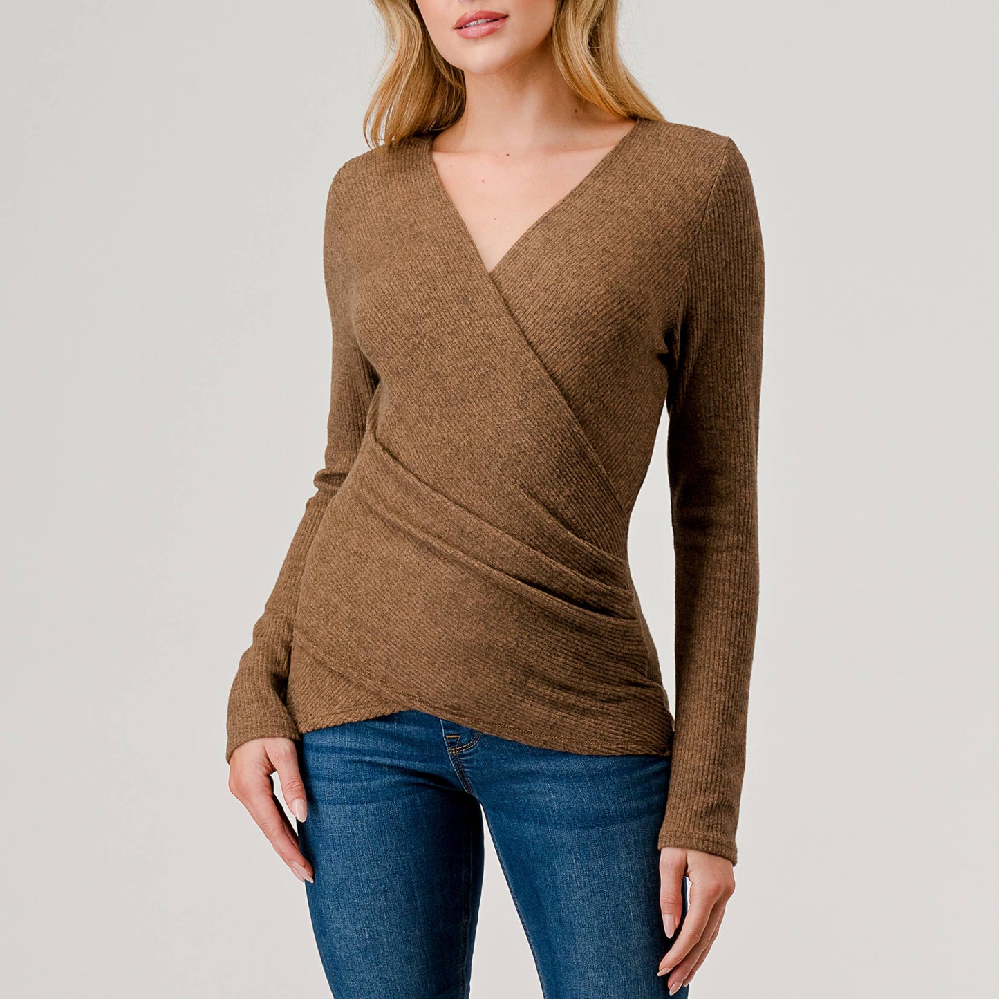 RASHANDA SURPLICE TOP