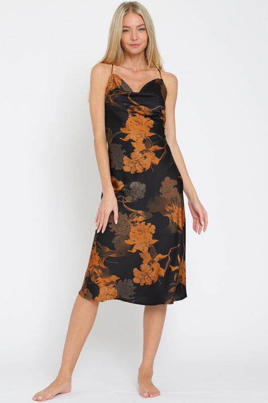 KATELYN COWL NECK DRESS