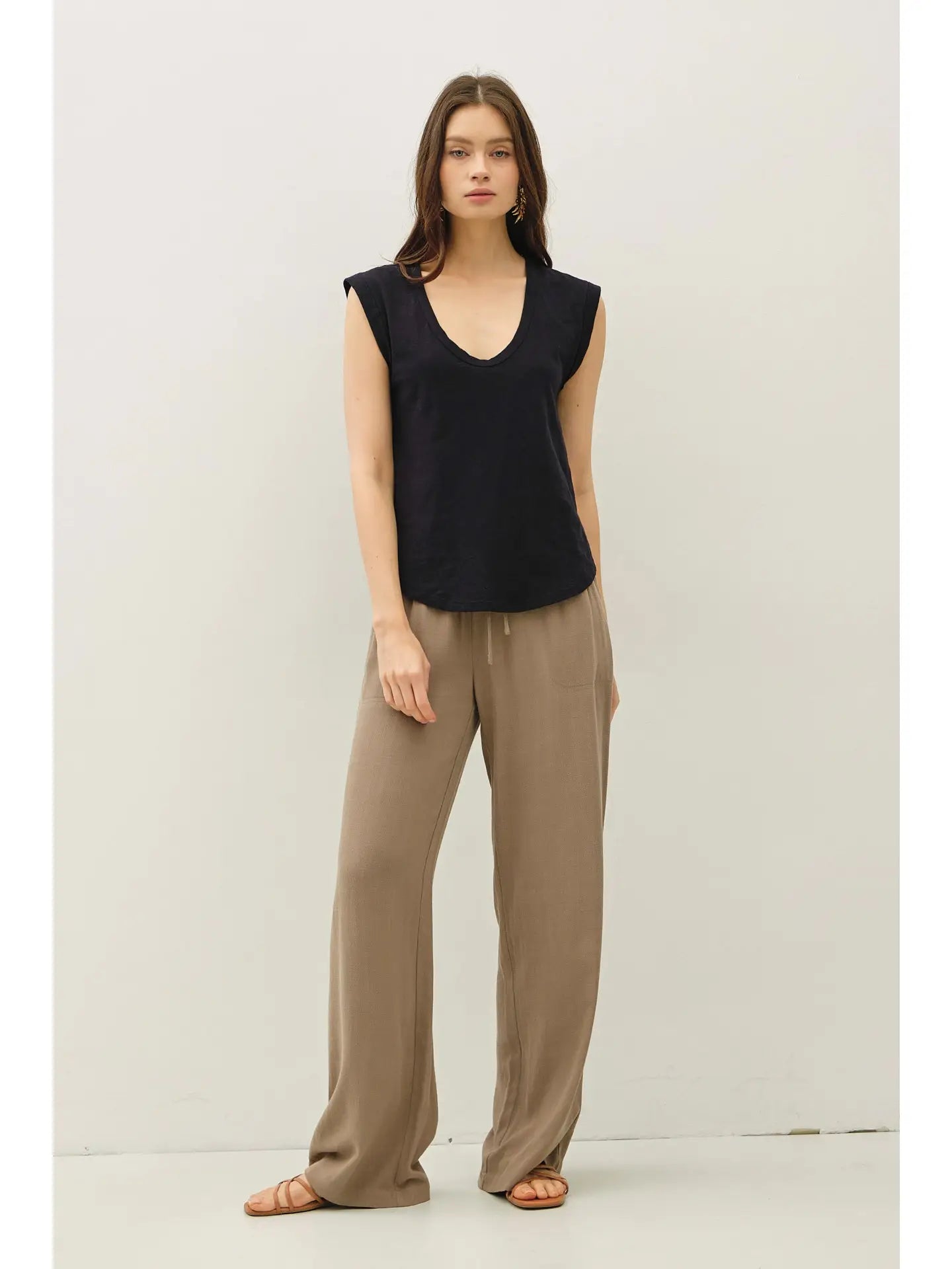 HARMONY CAP SLEEVE TEE
