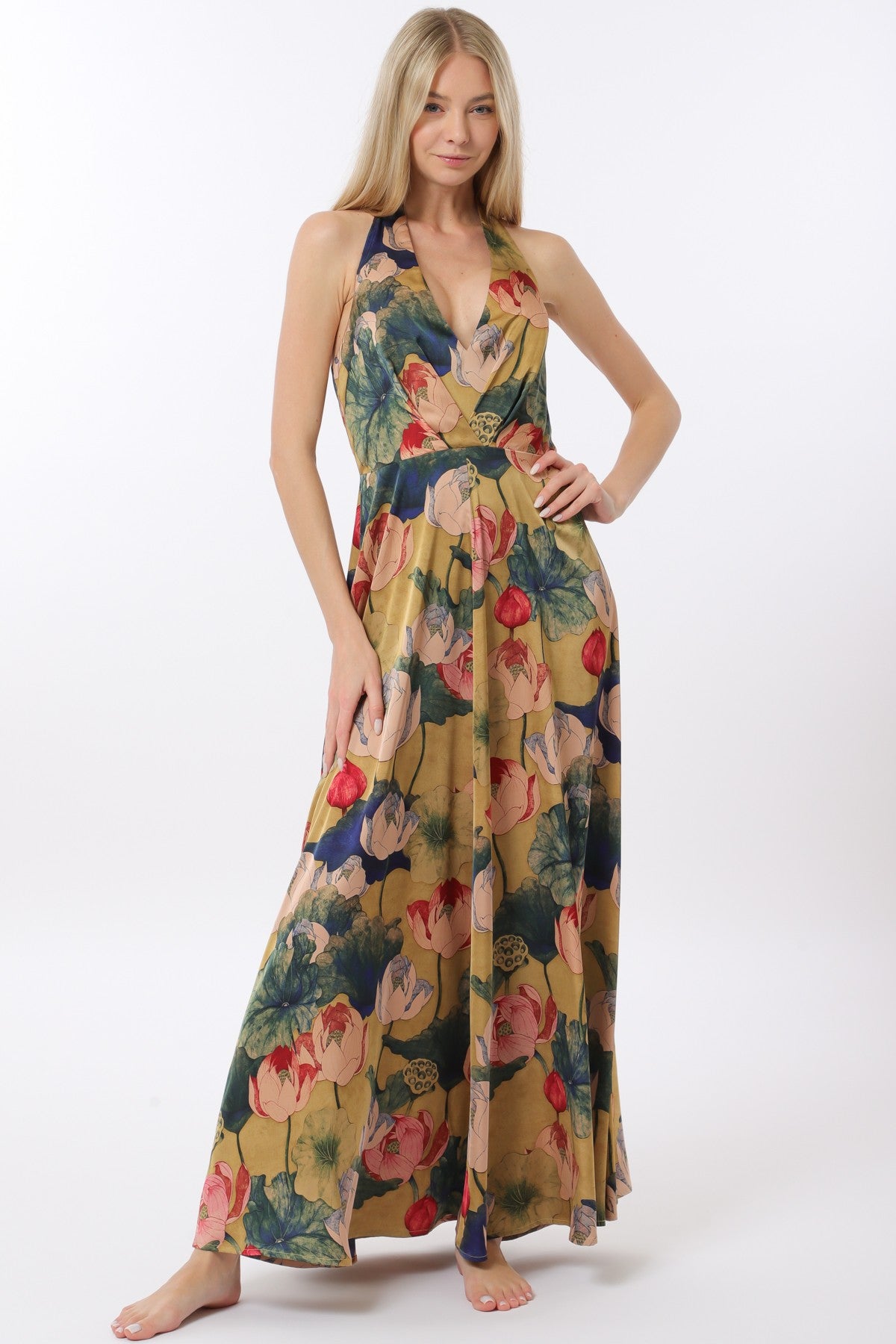 COSETTE HALTER DRESS