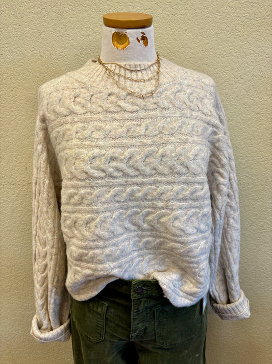 KATRINA CABLE KNIT SWEATER