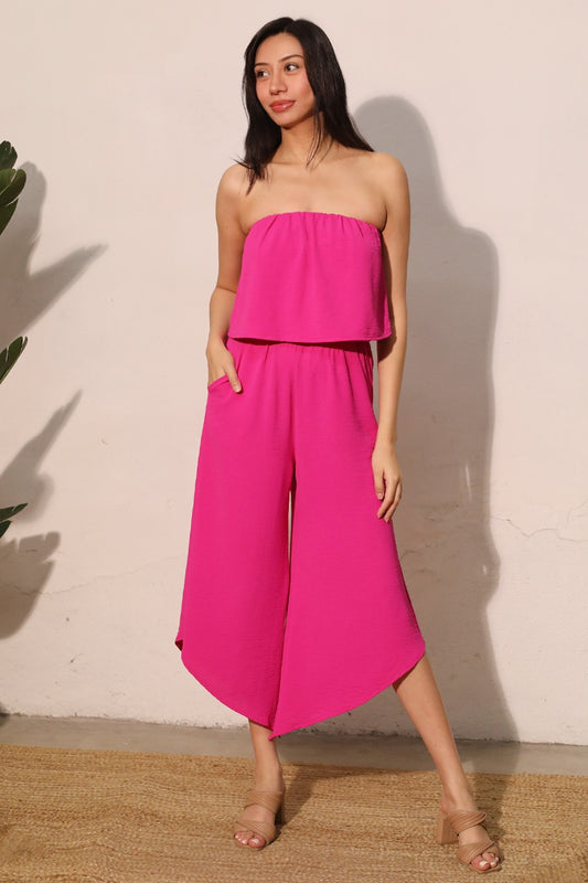 VERA STRAPLESS JUMPSUIT