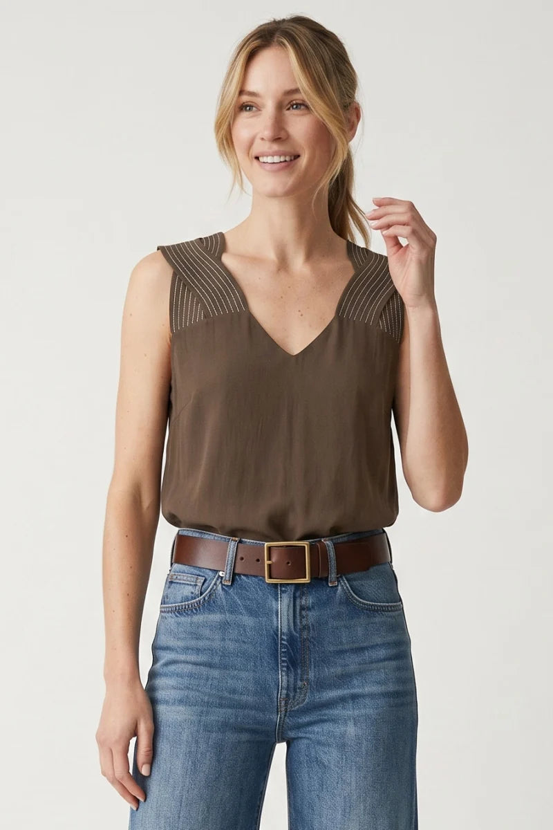HAYLEN WHIPSTITCH TANK