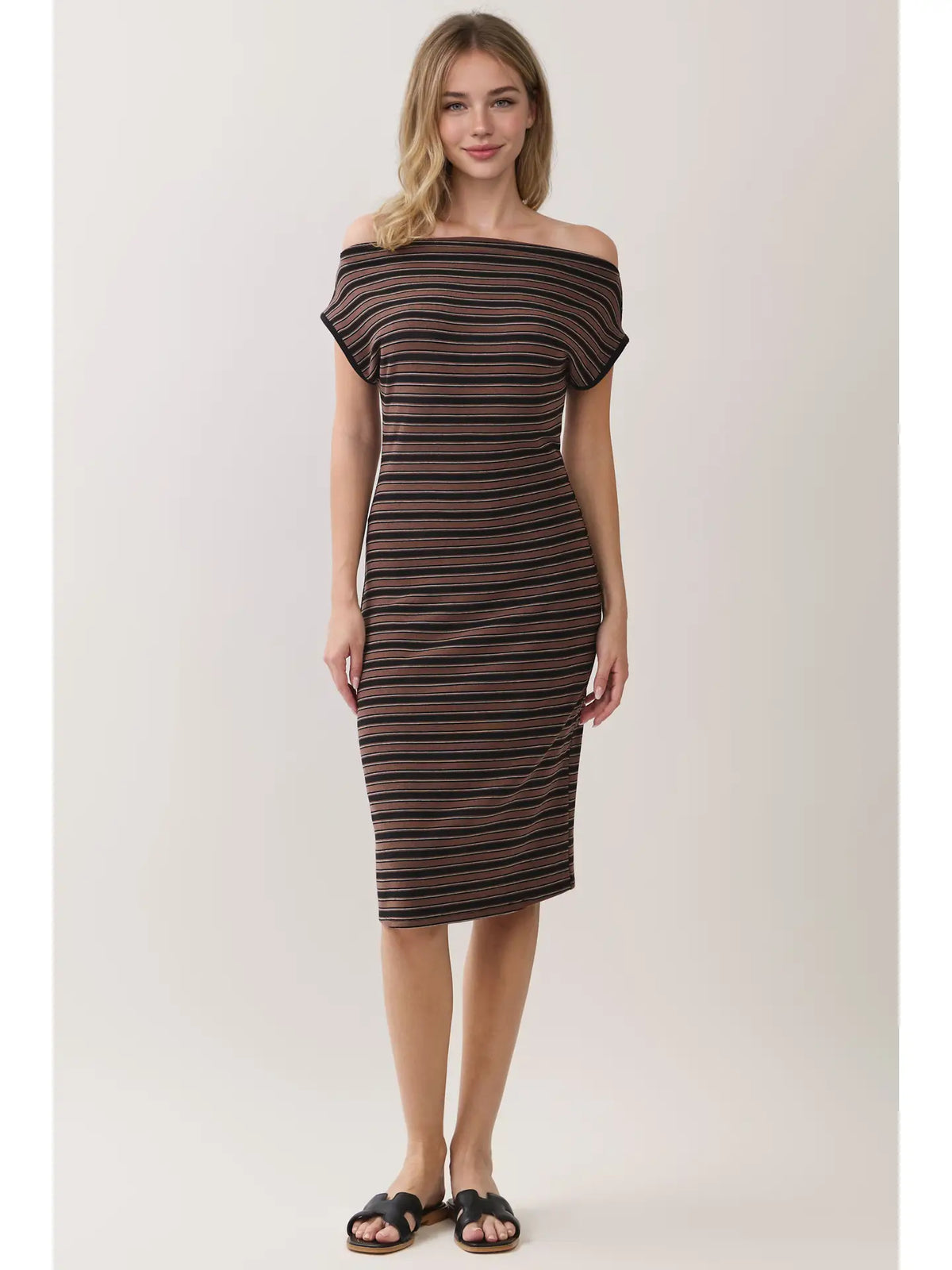 AUDREY STRIPE DRESS