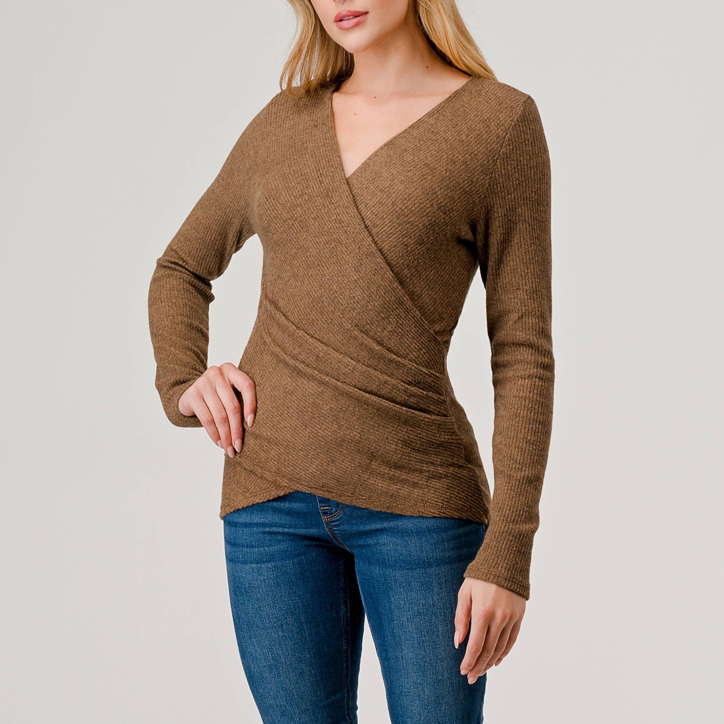 RASHANDA SURPLICE TOP