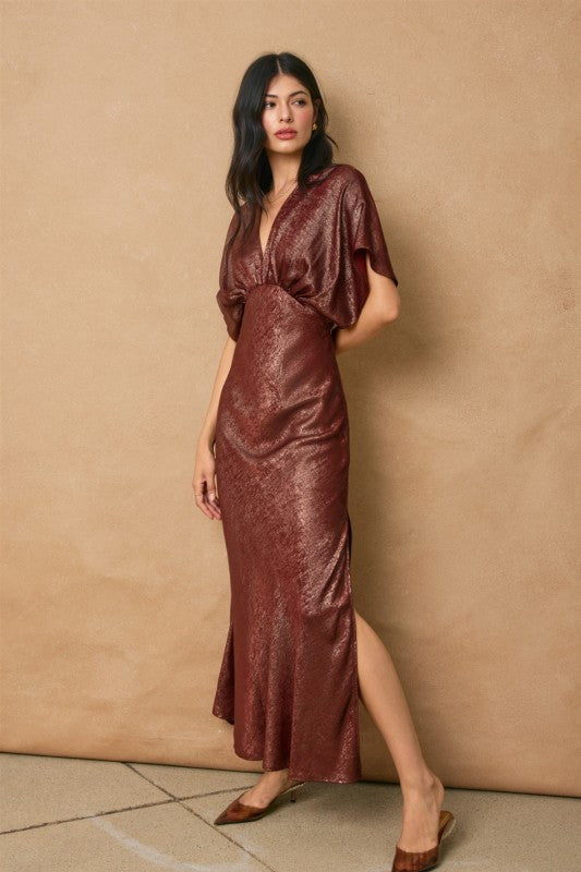 CARA DOLMAN SLEEVE DRESS