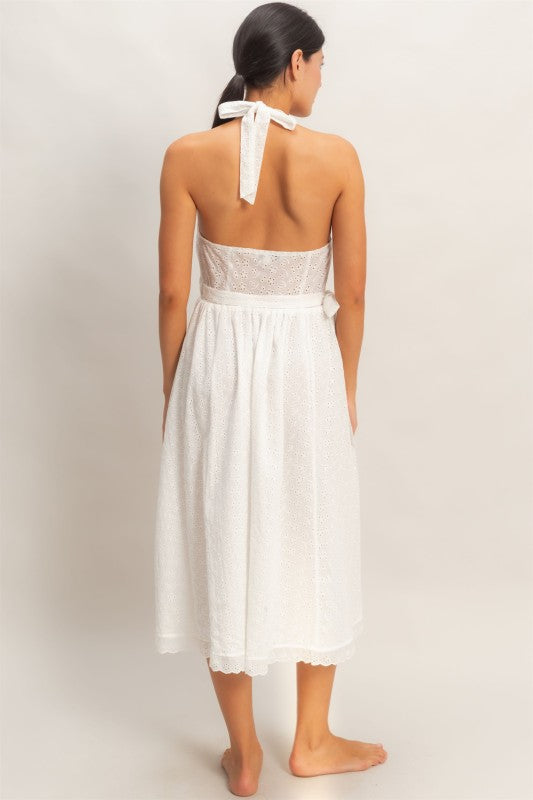 VANESSA EYELET DRESS