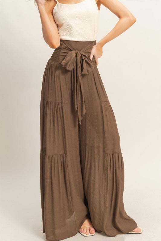 PAYTON TIERED PALAZZO PANTS