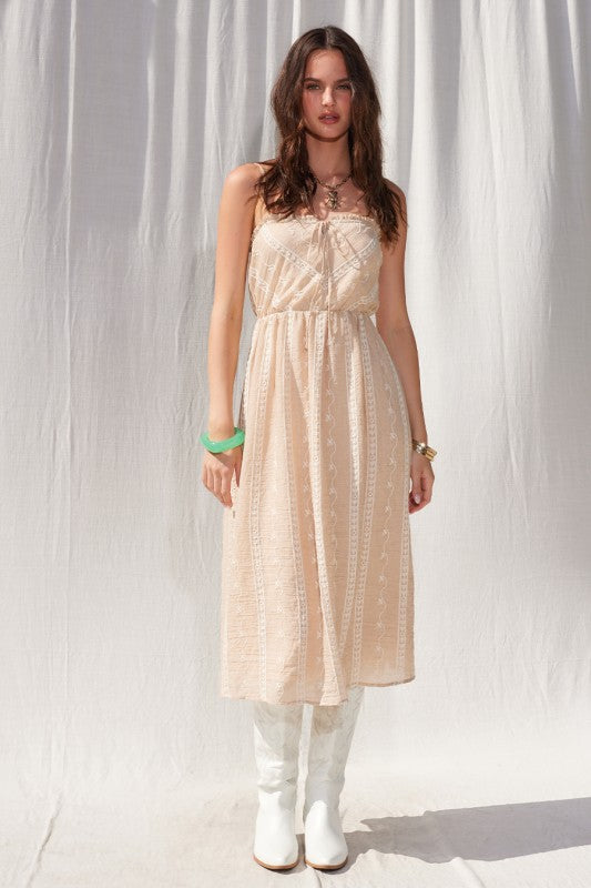 LUCIA EMBROIDERED DRESS