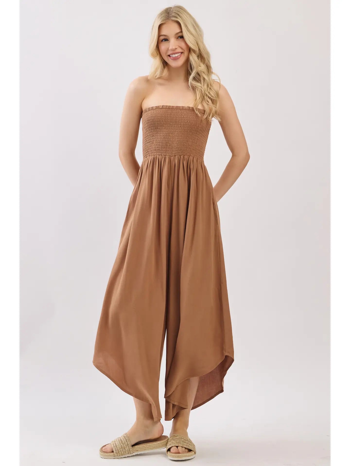 GRETA STRAPLESS JUMPSUIT