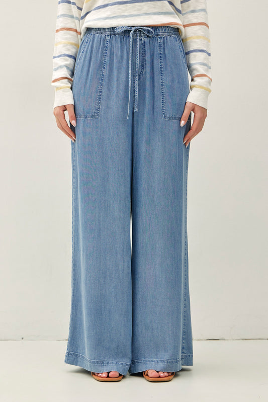 LENA CHAMBRAY PANTS